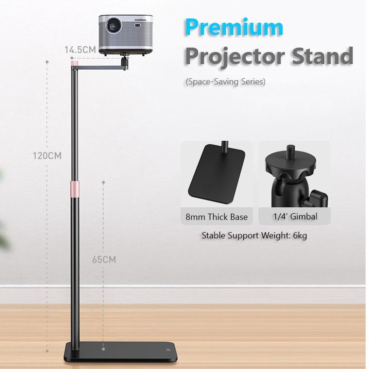 [iDS] Premium Projector Floor stand Space Saving Projector Floor Stand Cable Management Hide