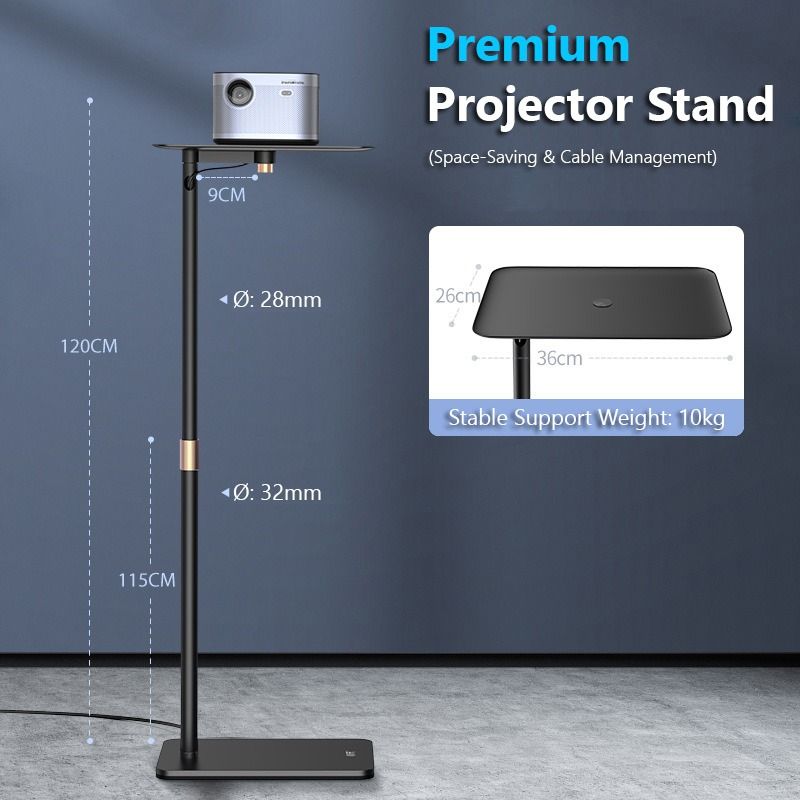 [iDS] Premium Projector Floor stand Space Saving Projector Floor Stand