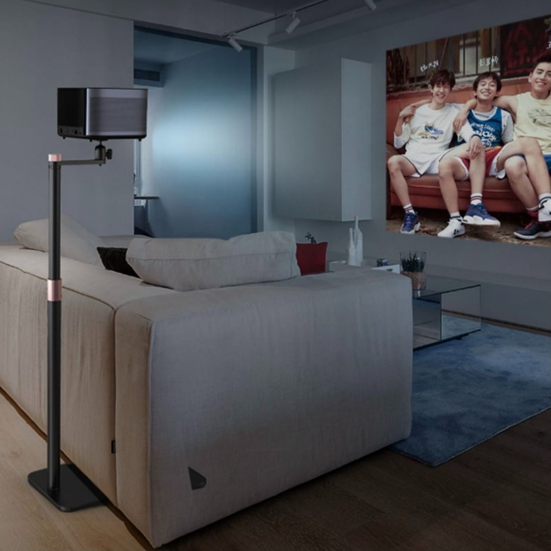 [iDS] Premium Projector Floor stand Space Saving Projector Floor Stand Cable Management Hide