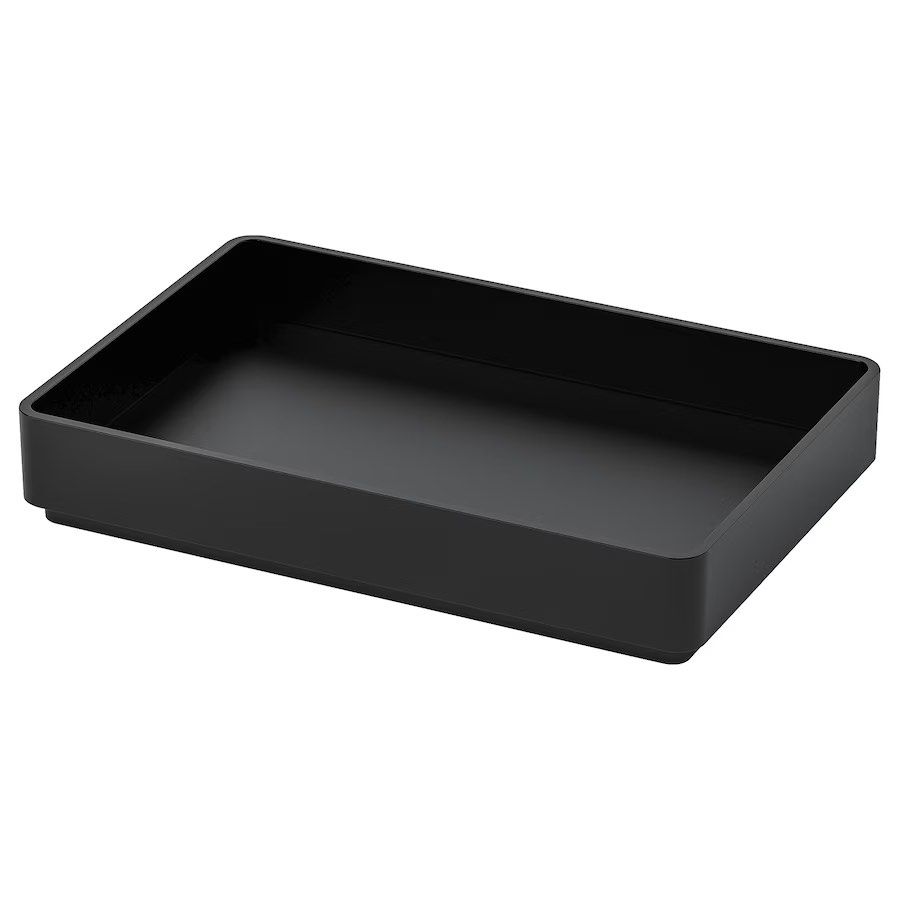 Ikea Elegant Black Tray Organiser Bathroom organizer Kitchen tray ...