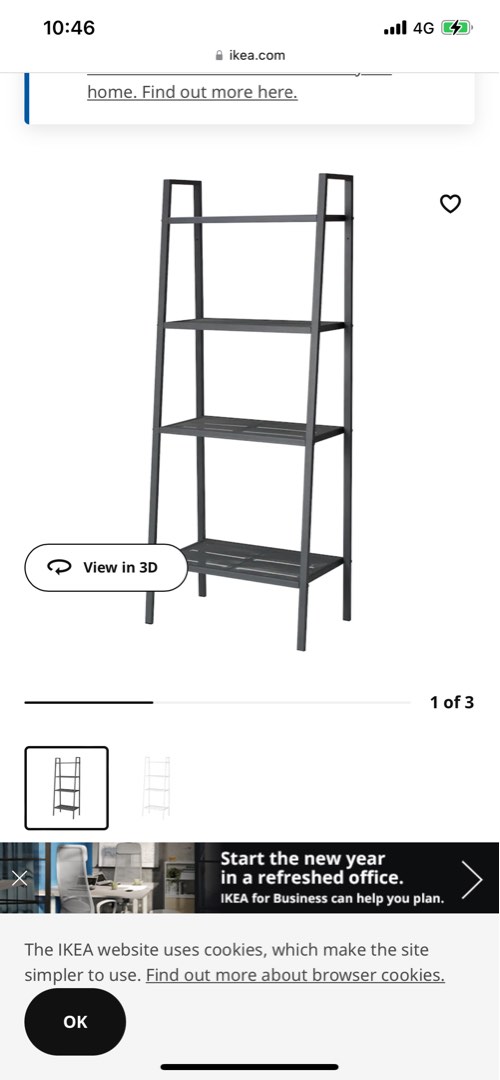 Ikea LERBERG shelf unit, Furniture & Home Living, Furniture, Shelves, & Racks on Carousell