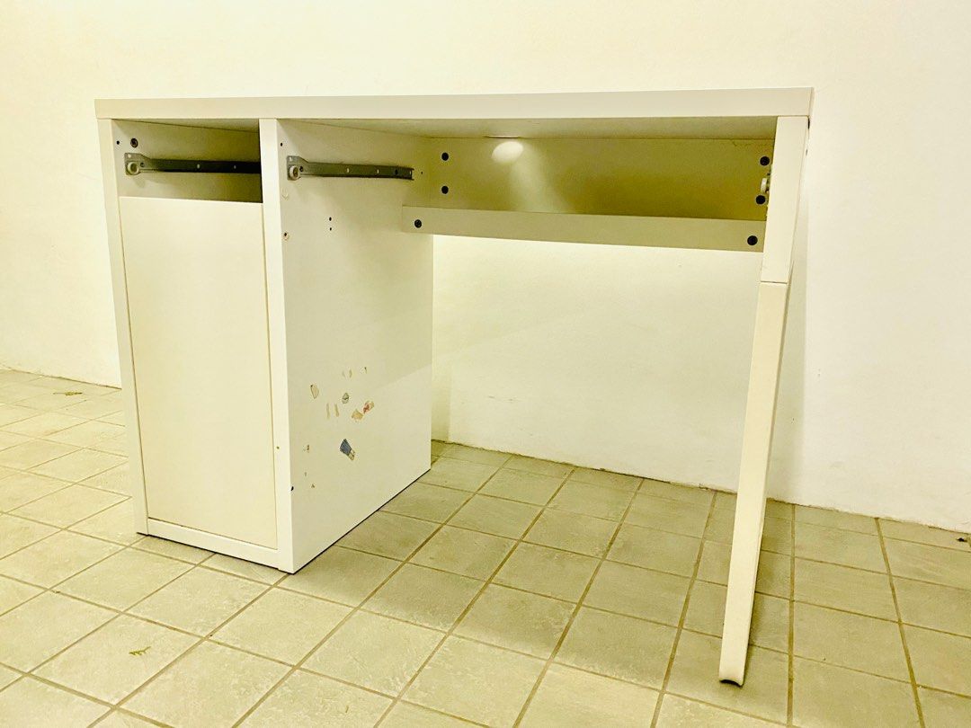 IKEA MICKE Desk White, Furniture & Home Living, Furniture, Tables