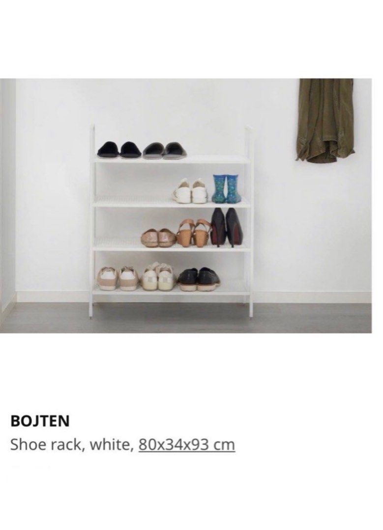 Ikea Stainless Steel Shoe Rack, Furniture & Home Living, Furniture