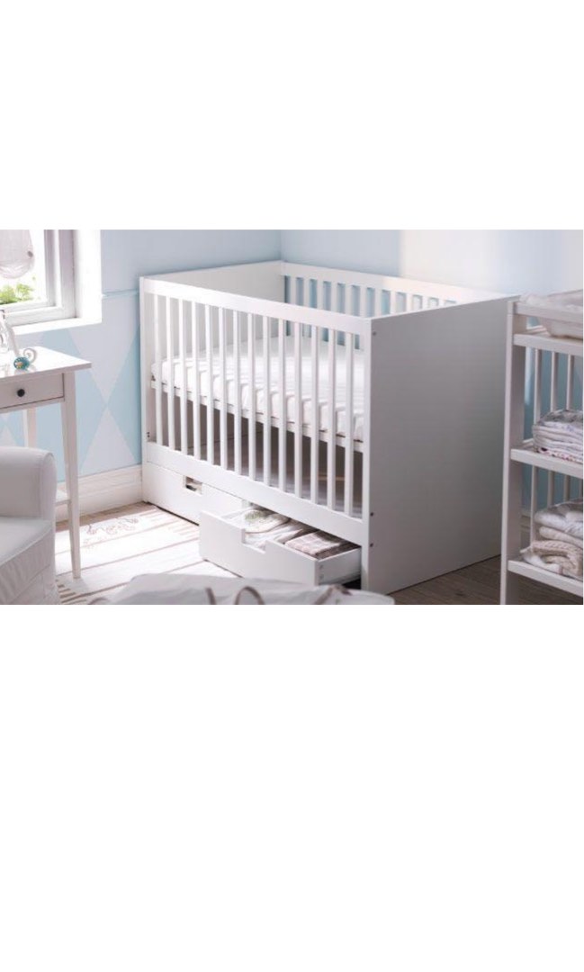 IKEA Stuva Baby Cot with drawers, Babies & Kids, Baby Nursery & Kids