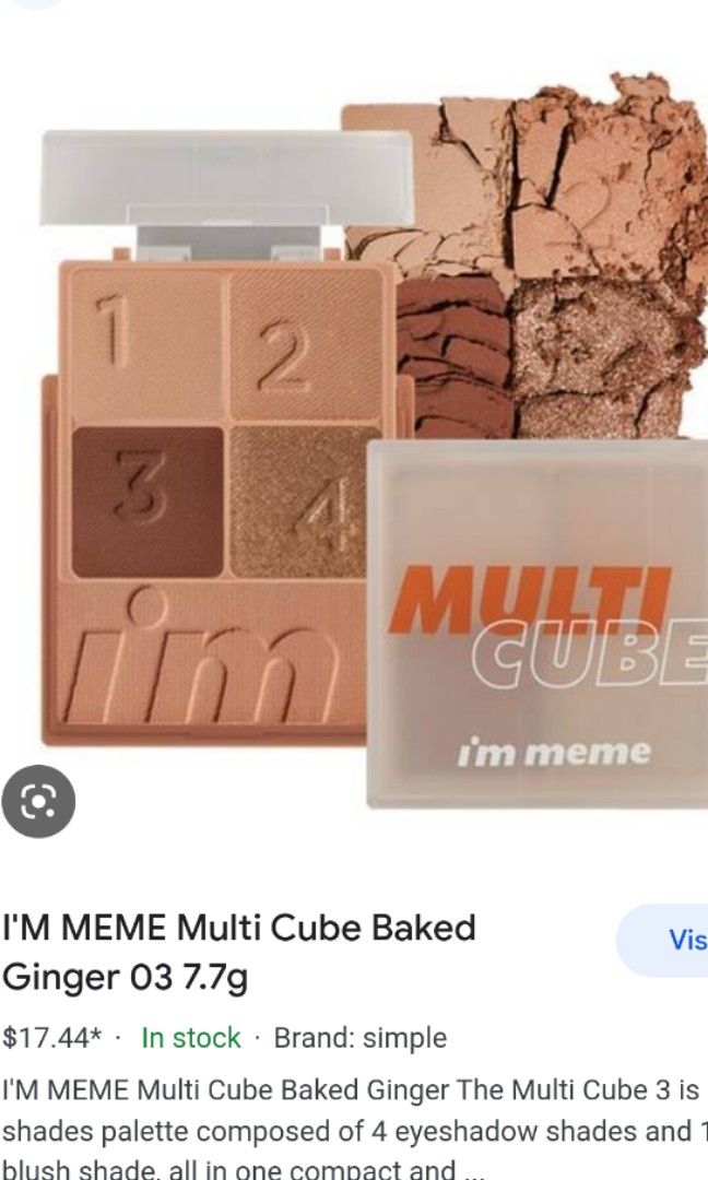 Meme Multo Mini I'm meme multi box mini palette, Beauty & Personal Care, Face, Makeup ...