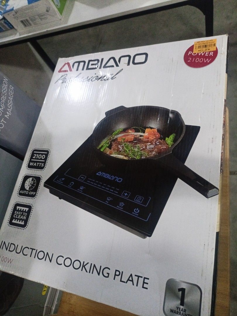 Induction cooking plte ambiano, TV & Home Appliances, Kitchen