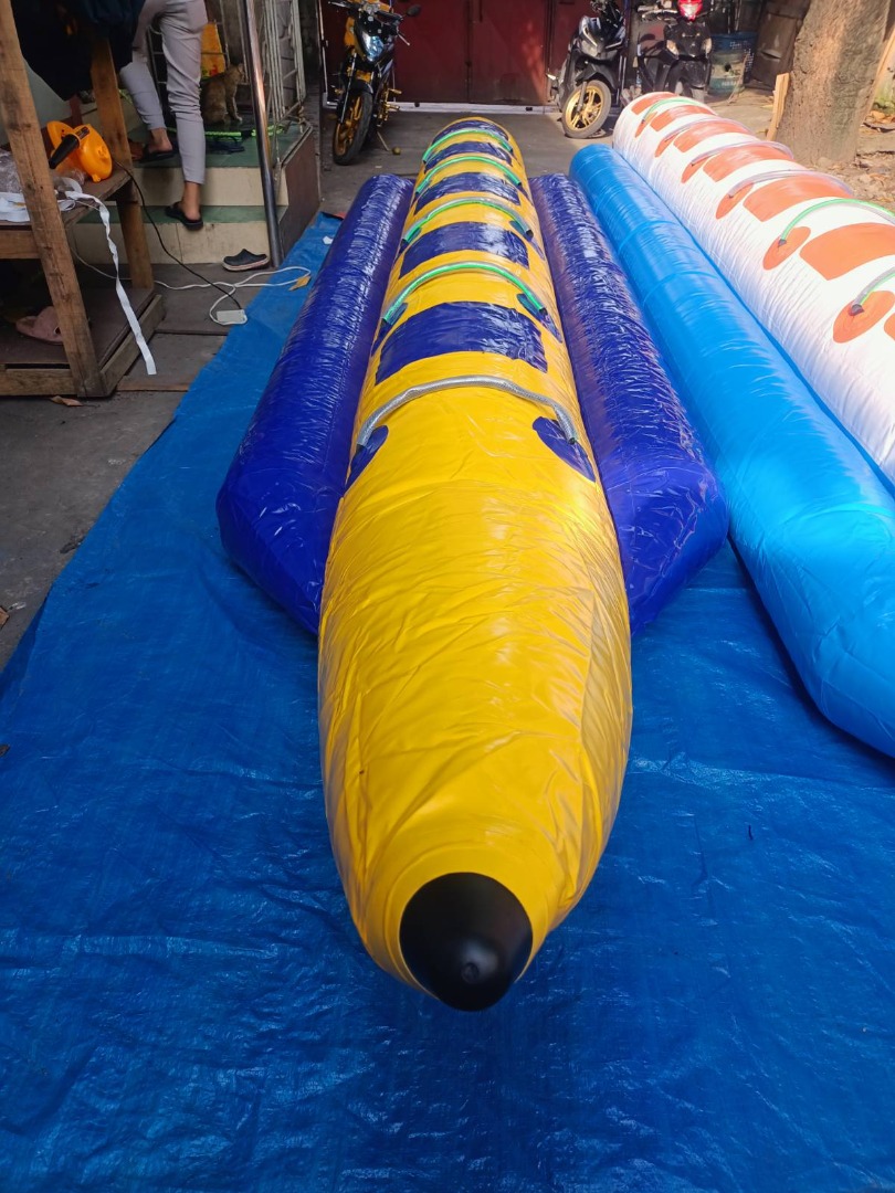 Inflatable Banana Boat 5 Seater Water Sport Equipment, Sports Equipment