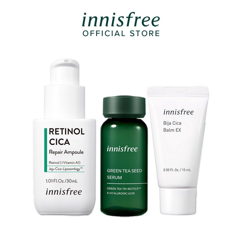 innisfree Retinol Cica Ampoule Special Set, Beauty & Personal Care
