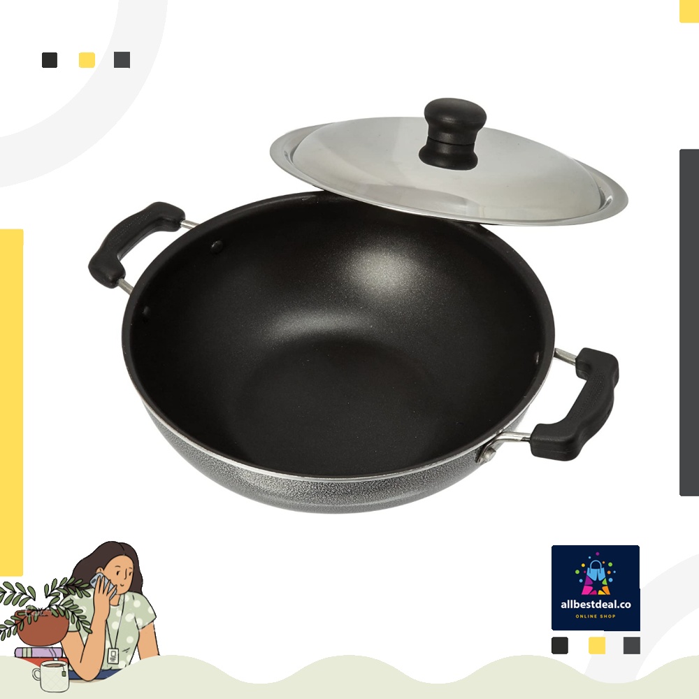 instock Prestige Manttra Omega Select Plus 250 Deep Fry pan, Kadai