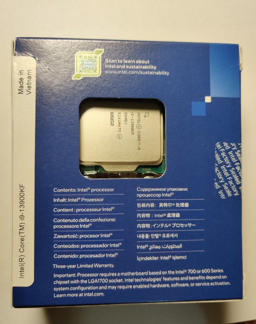 Intel Core-i9 13900KF brand new, Computers & Tech, Parts & Accessories ...