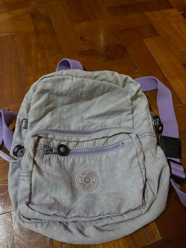 Kipling Kid Girl Lilac Backpack school bag, Babies & Kids, Babies