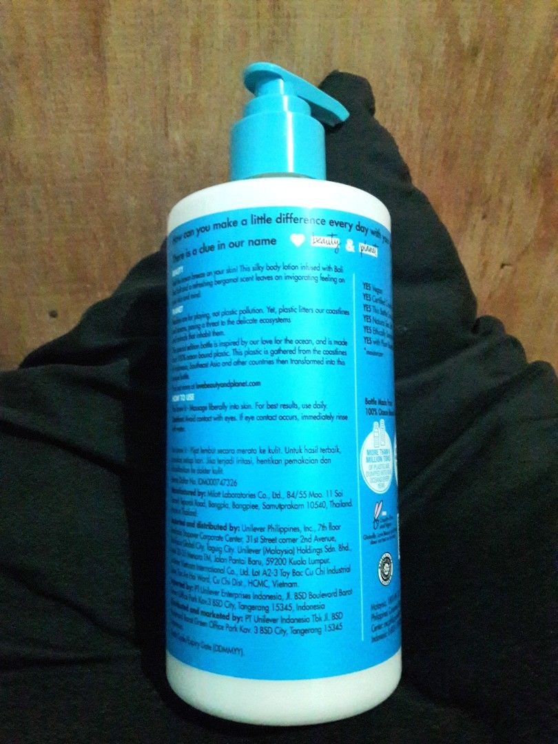 LBP Body Lotion Sea Salt 400 ml, Kesehatan & Kecantikan ...