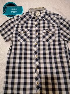 Lee checkered polo shirt(SALE)