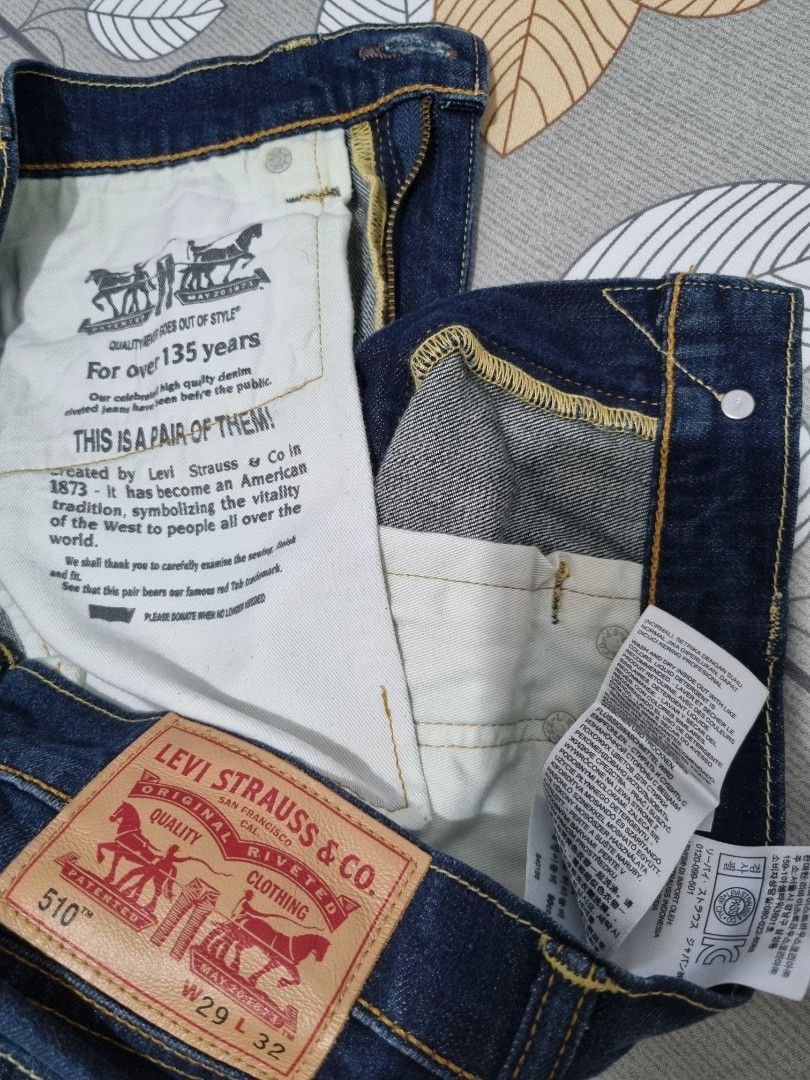 Levis 510 for Men, Men's Fashion, Bottoms, Jeans on Carousell