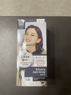 全新Liese泡泡染髮劑-薄霧灰色 Creamy Bubble Color Silvery Ash Grey64225230967427110