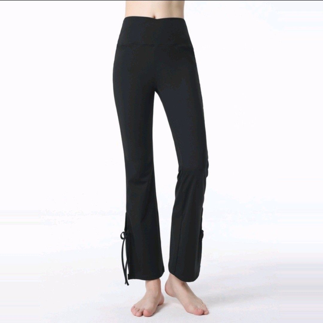 High Waisted Flare Bell Bottom Long Pants Yoga Pilates (Similar to Lululemon),  Women's Fashion, Activewear on Carousell