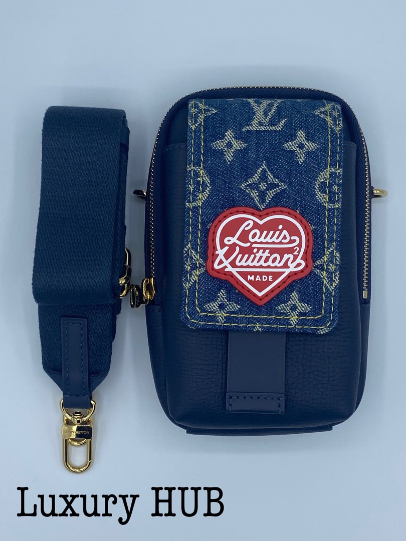Louis Vuitton Double Phone Pouch, Luxury, Bags & Wallets on Carousell