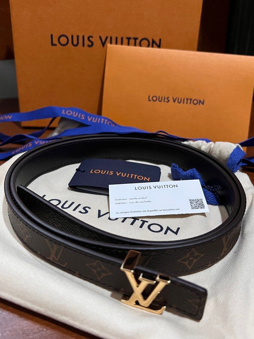 Louis Vuitton Iconic 20mm Reversible Belt Monogram, Luxury, Apparel on  Carousell