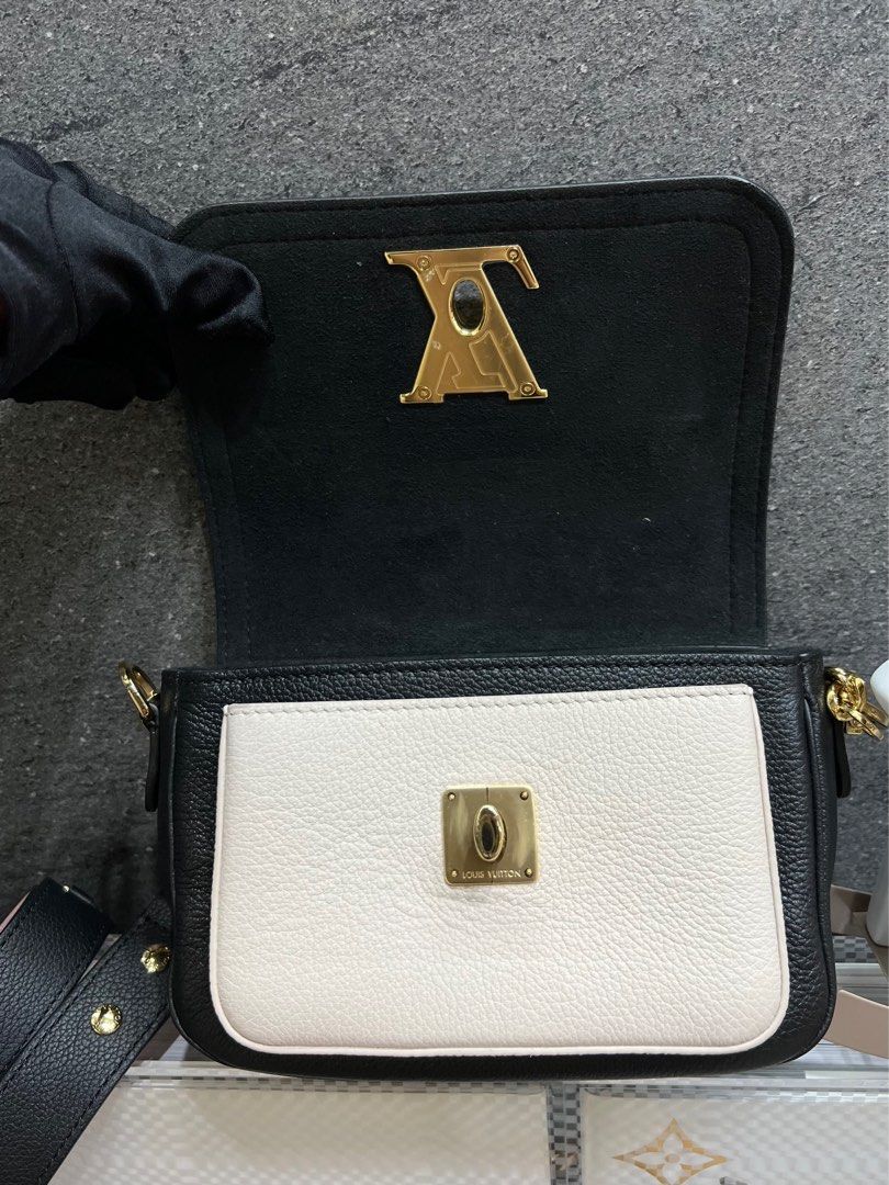 Louis Vuitton Lockme Tender Black/ Creme/ Pink in Calfskin Leather Bag,  Luxury, Bags & Wallets on Carousell