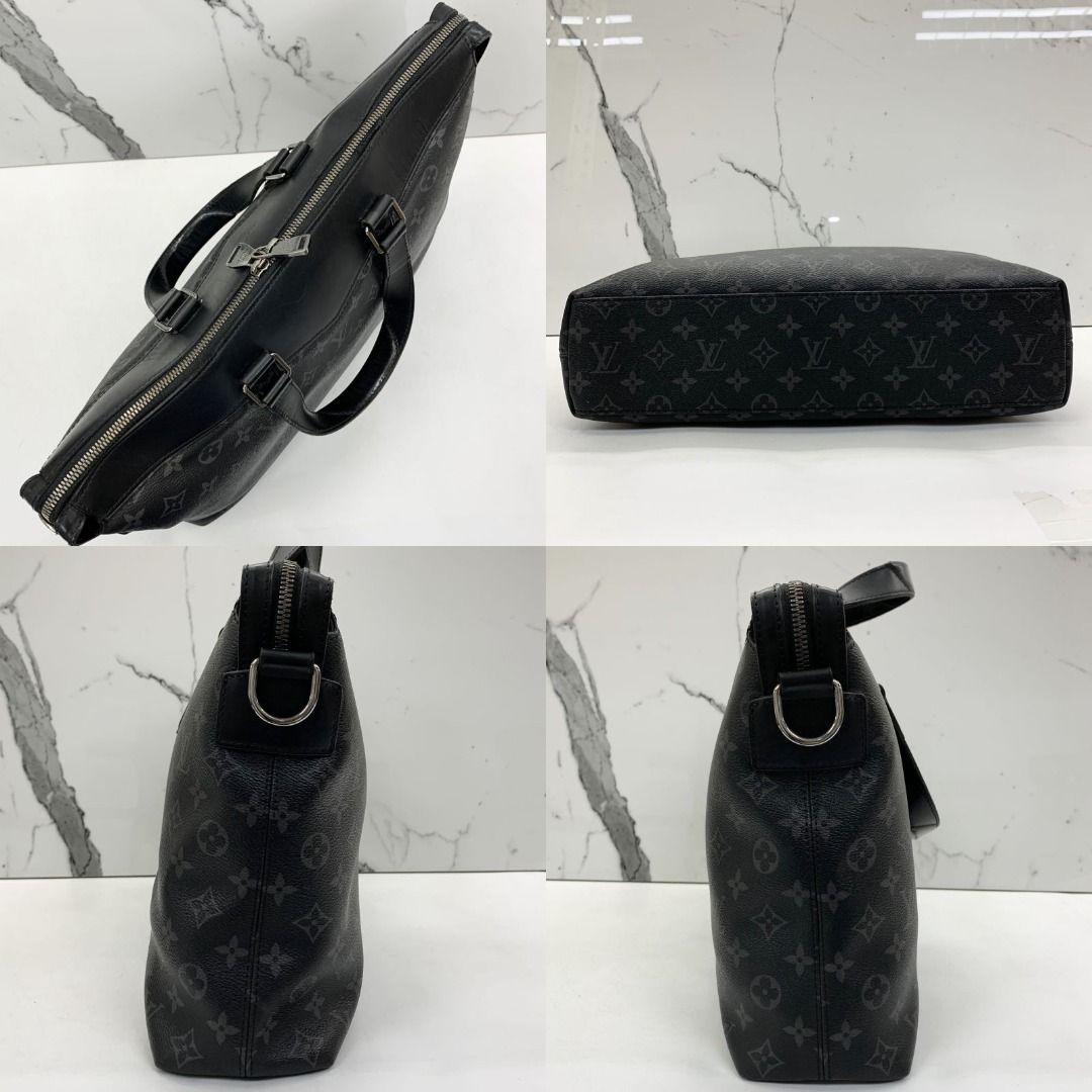 Louis Vuitton explorer M40566 briefcase business bag monogram eclipse,  Luxury, Bags & Wallets on Carousell