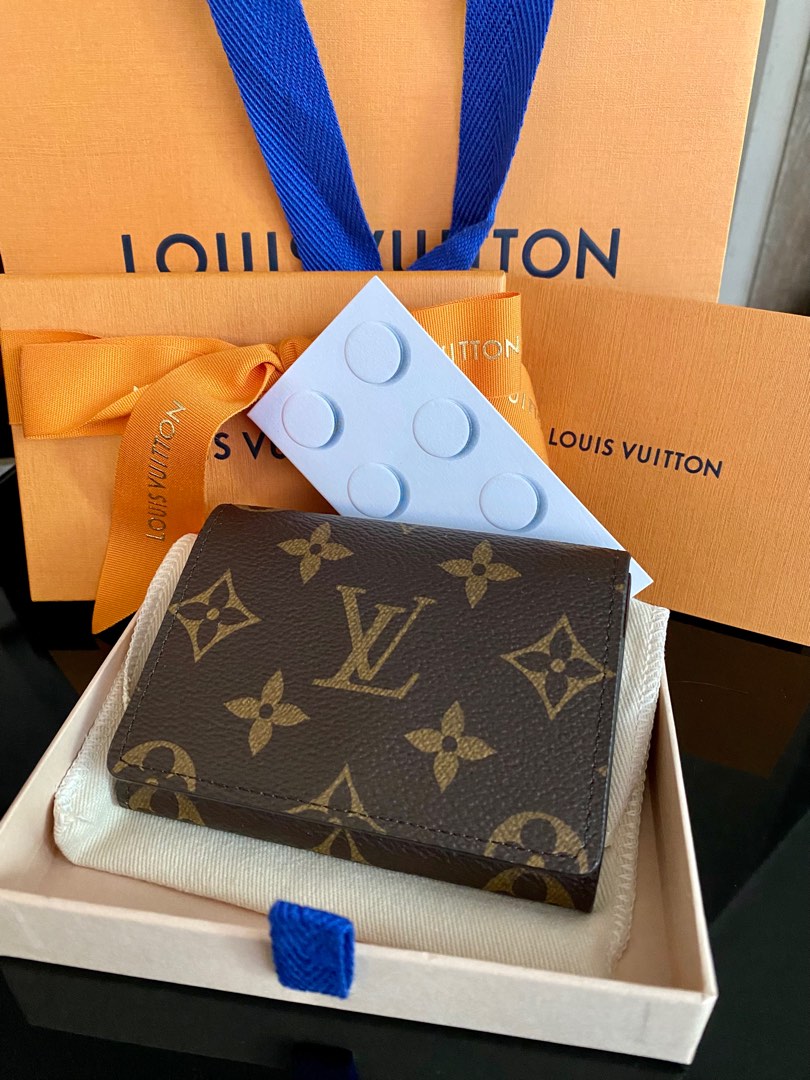 Louis Vuitton Monogram Eclipse Enveloppe Carte de visite M63801