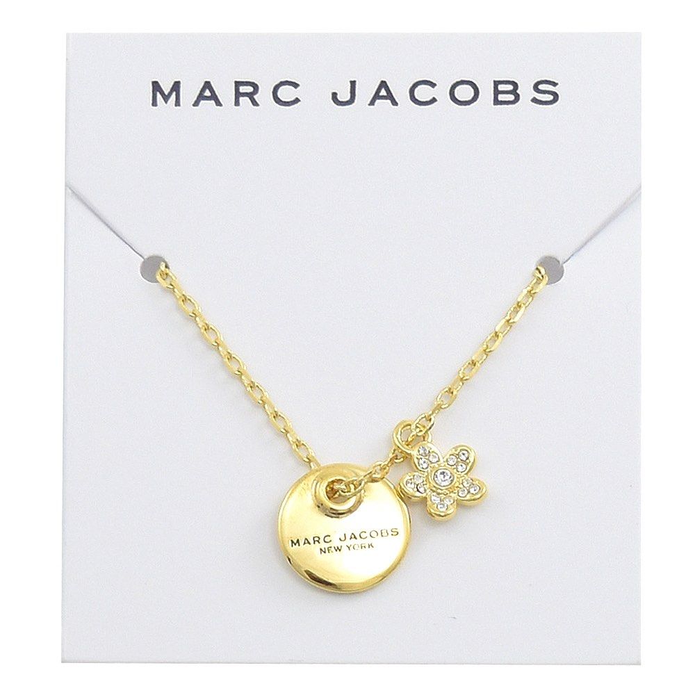 Marc Jacobs MJ 圓牌小花 項鍊 照片瀏覽 2