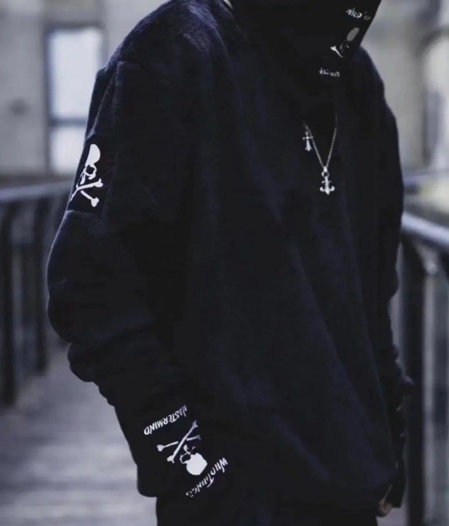 ニット/セーターmastermind JAPAN WILDTHINGS FLEECE CREW - ニット ...