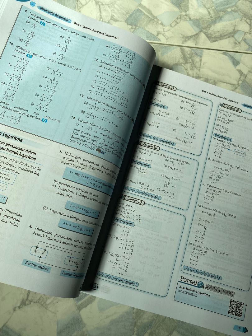 Matematik tambahan tingkatan 4 tingkatan 5 kssm spotlight pan asia buku