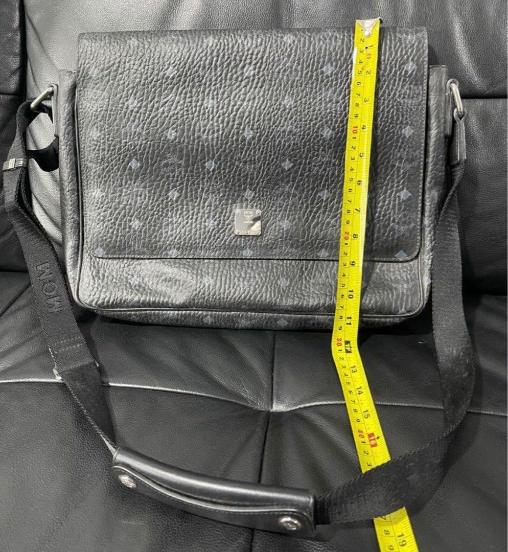 Authentic MCM Laptop Bag, Men's Fashion, Bags, Sling Bags on Carousell
