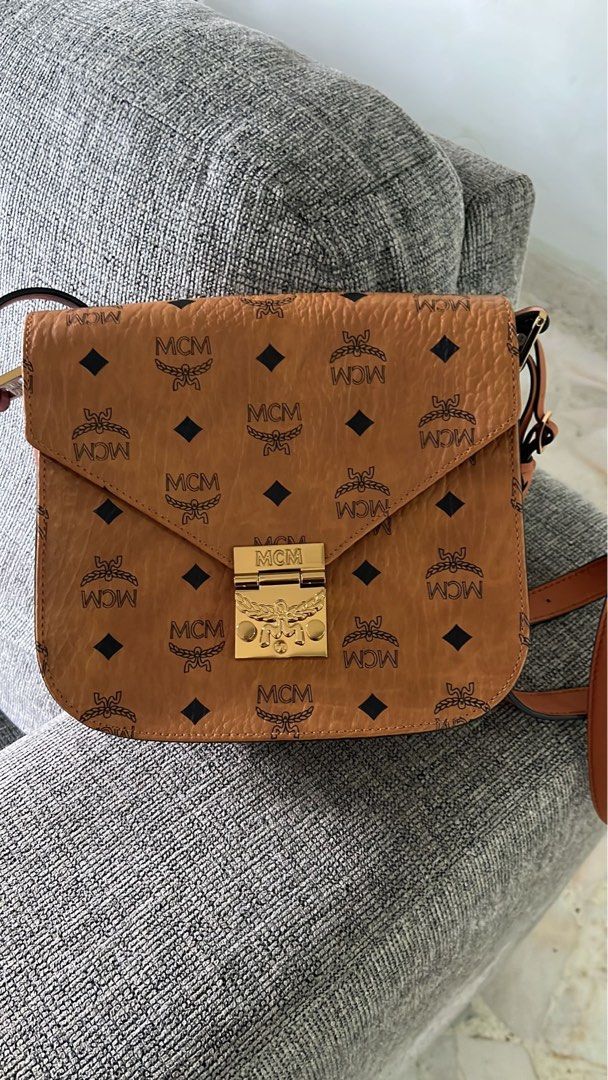 MCM crossbody bag, Luxury, Bags & Wallets on Carousell