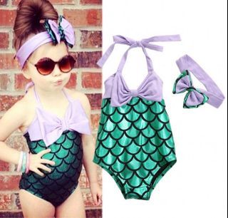 Mermaid kids swimsuit size 120