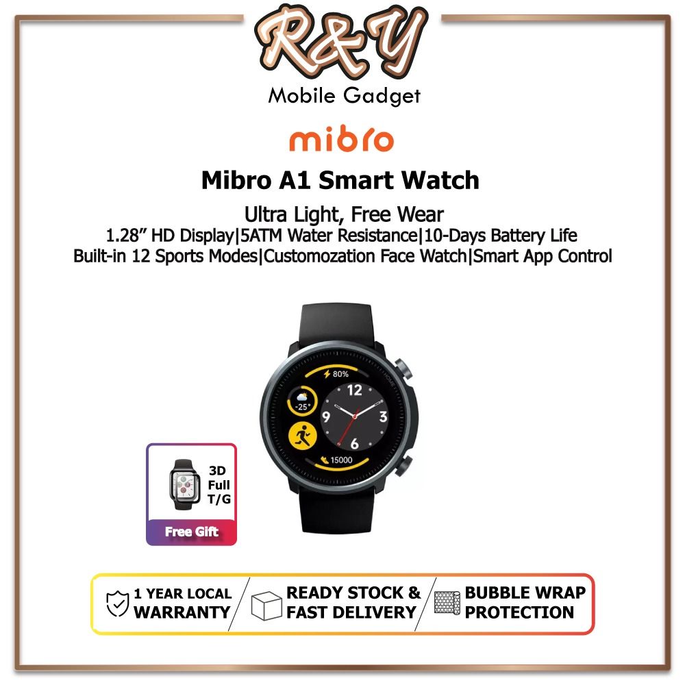 A1 smart hotsell watch display