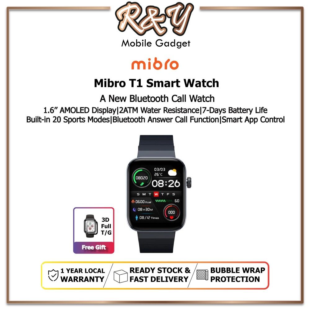 T1 bluetooth smart 2025 watch