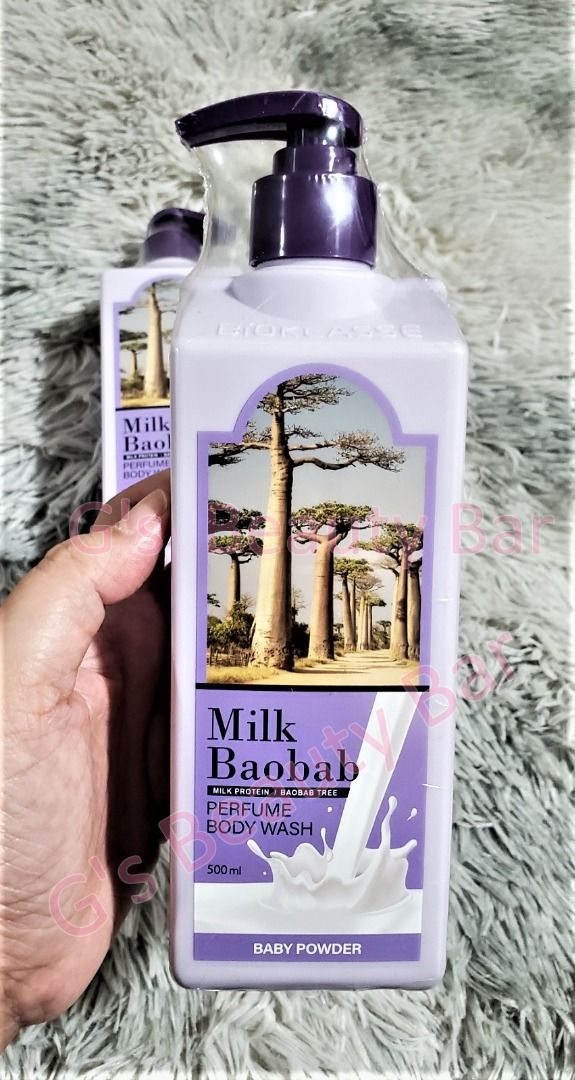 Milk Baobab Baby Powder Body Wash 500ml Authentic Korean Skincare