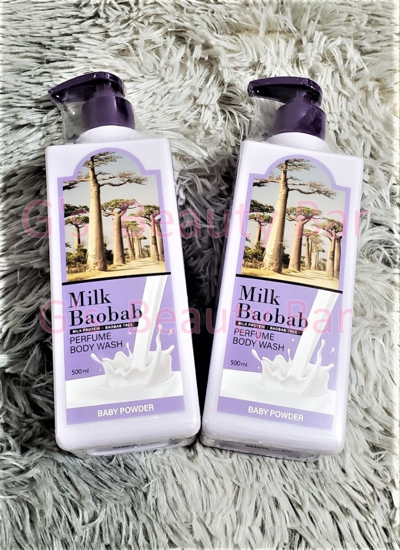 Milk Baobab Baby Powder Body Wash 500ml Authentic Korean Skincare