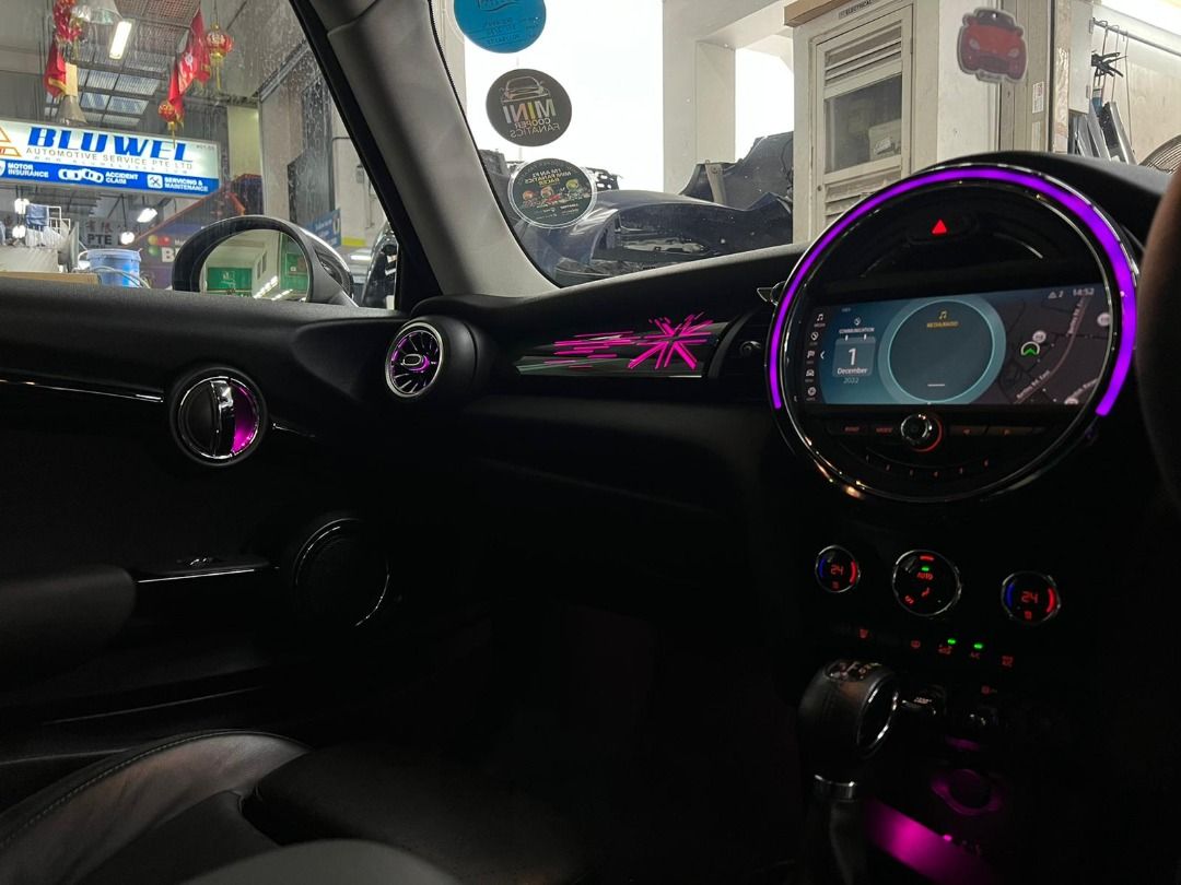 Mini Cooper F56 ambient light, Car Accessories, Interior Accessories ...