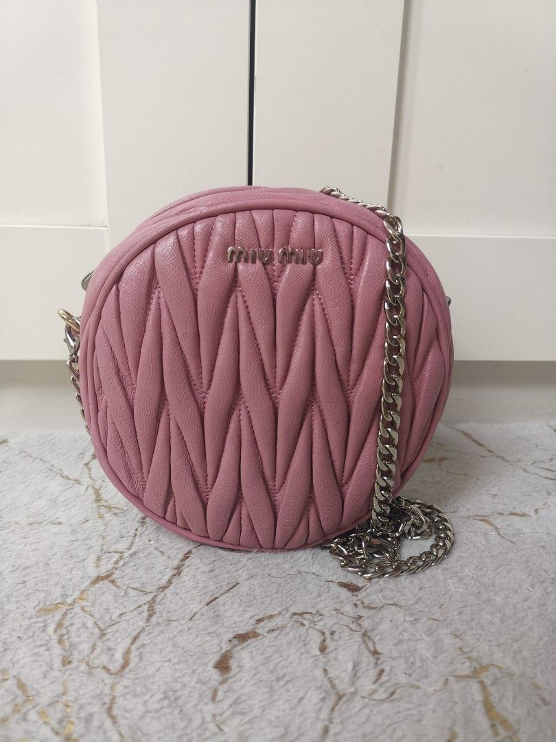 Miu miu round new arrivals bag
