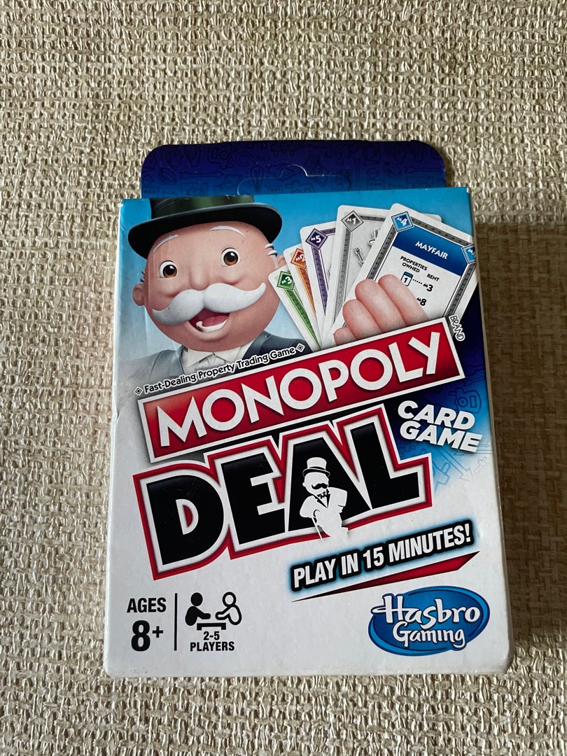 Monopoly Deal Game Card, Hobbies & Toys, Toys & Games on Carousell