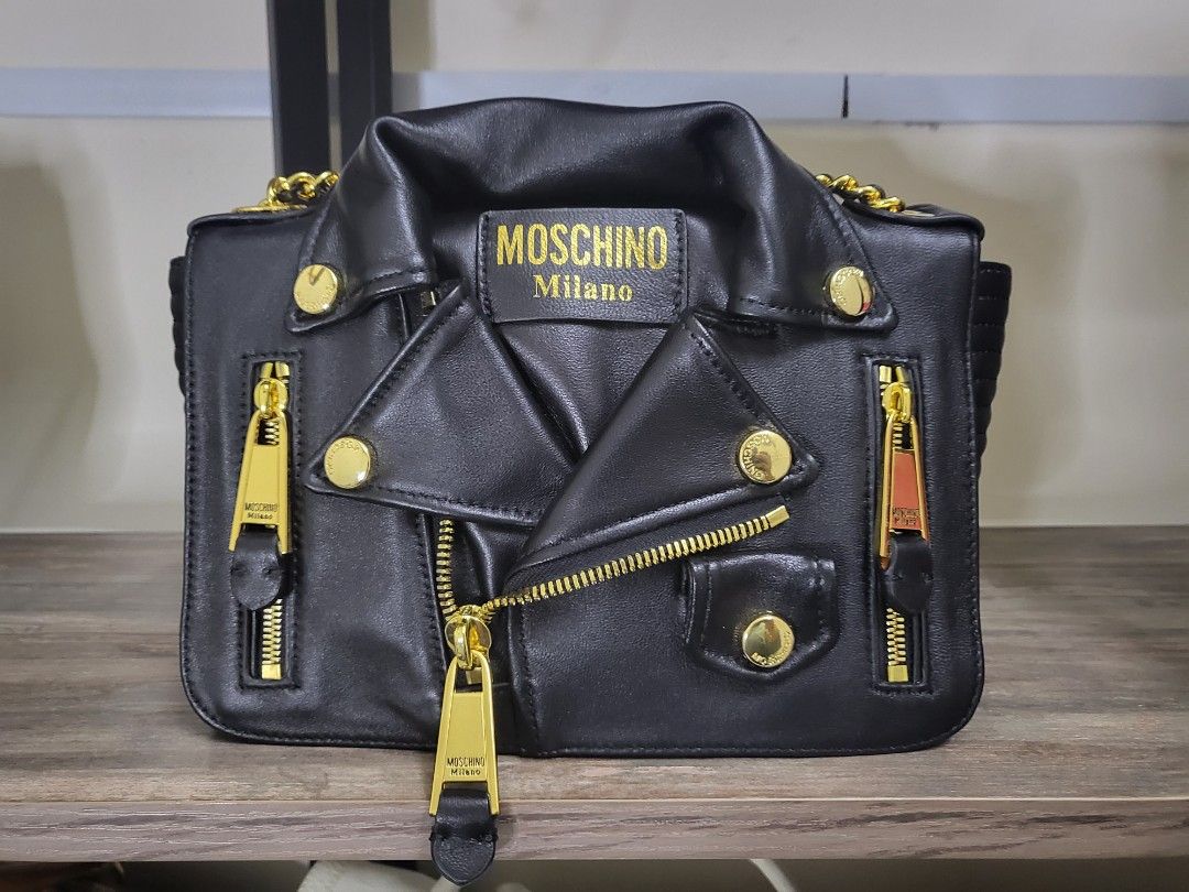 Moschino on sale bag jacket