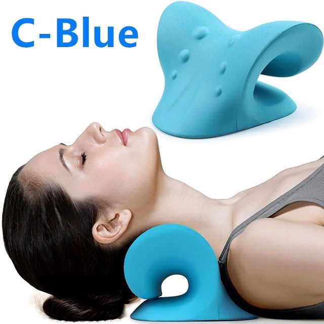 Magic Neck Massager Pillow Shoulder Pain Relief Chiropractic Pillow Neck Pillow Upper Back Relief Aching Relaxing Pillow Cervical Pillow