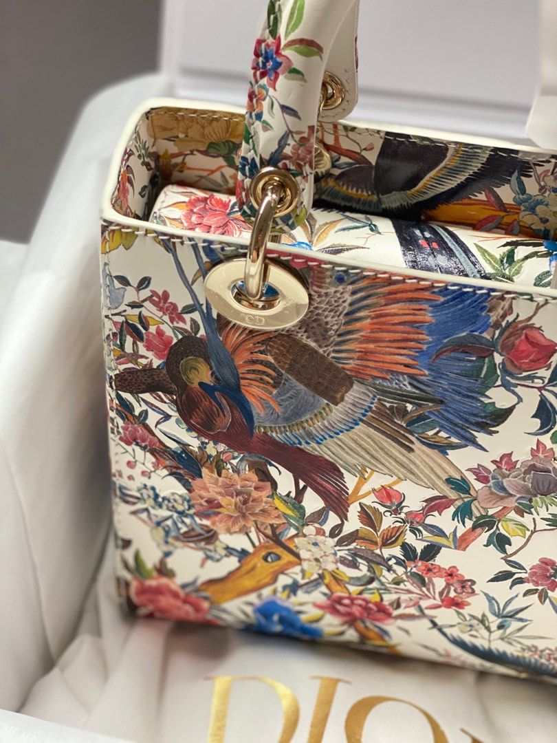 Lady Dior Medium HANDPAINTED Bag LIMITED EDITION, Women's Fashion