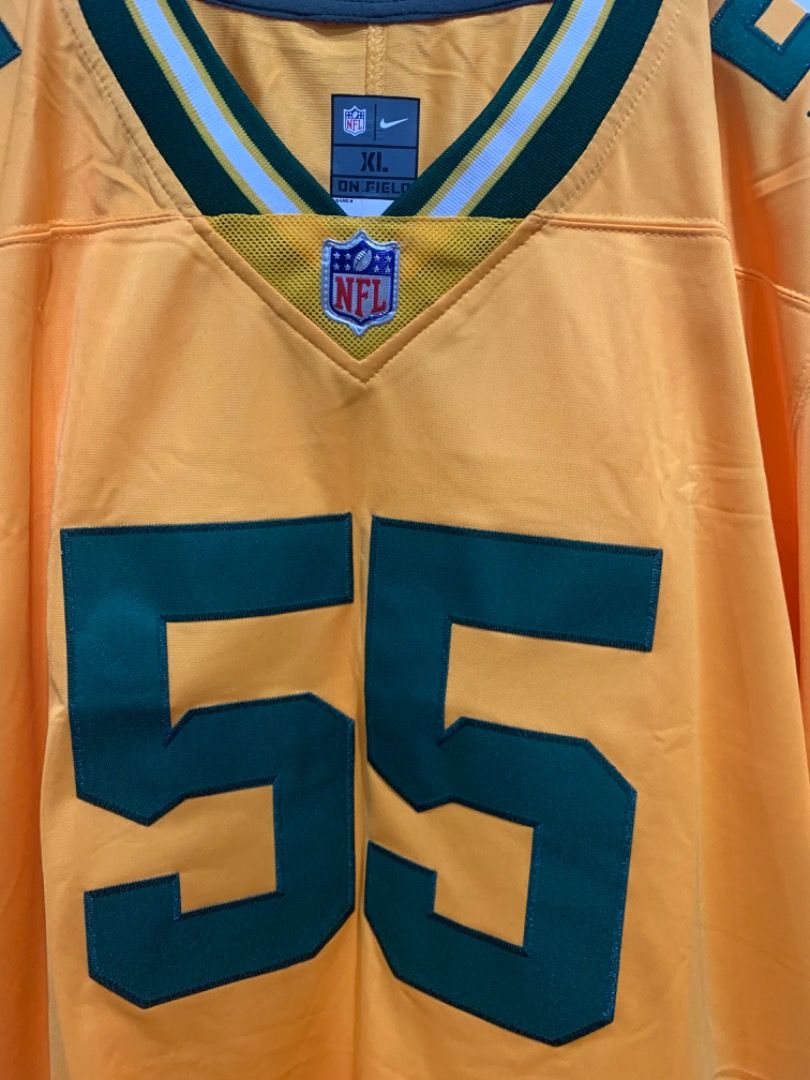NFL Green Bay Packers Nike Gold Inverted Team Game Jersey XL