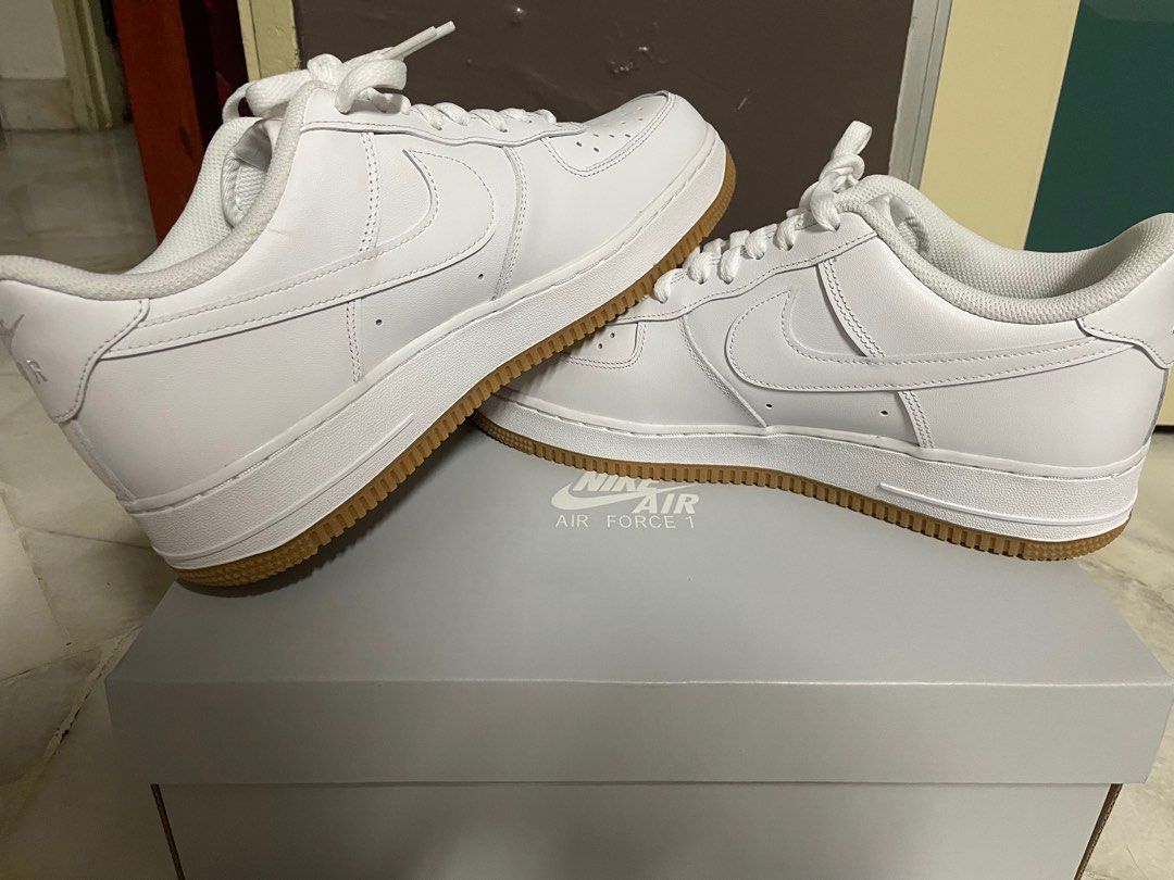 suede air force 1 gum sole