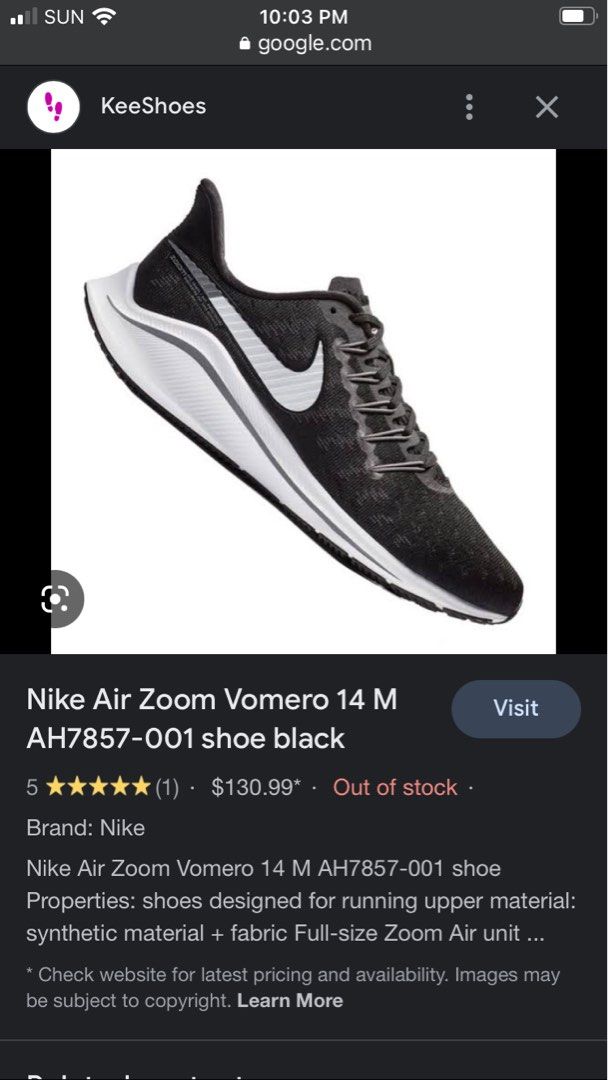 nike zoom vomero 14 amazon