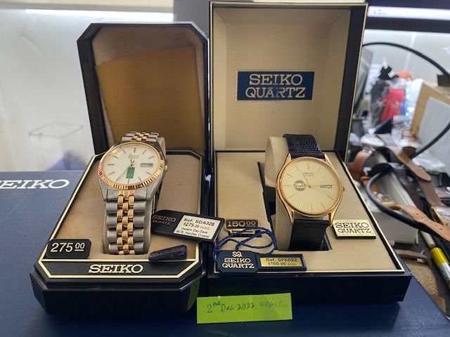 💖NOS 2 out of production & interesting Rare BP & Gulf Logo Seiko Never  worn!💖, Luxury, Watches on Carousell