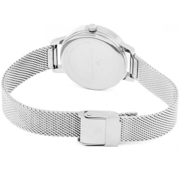 Olivia Burton OB16MDW22 Midi Dial White Dial Silver Mesh Ladies Watch