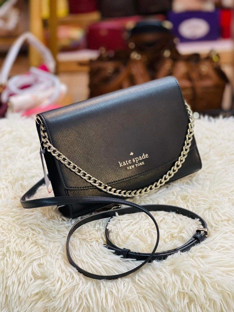💯ORIGINAL KATE SPADE CARSON BLACK CROSSBODY (Category: Luxury Bags & Wallets) located in Quezon City. Submitted by ashongsstore (Listing ID 1200443748, Image 1). Description: ✨KATE ♠️ COLLECTION✨ 🇵🇭ONHAND🇵🇭 CROSSBODY ‼️Please look at our pictures as that is exactly what you are purchasing‼️ 10000% Original Not REPLICA, OEM, TOP GRADE QUALITY, AUTHENTIC QUALITY or Any other Terms to DENOTE FAKE! 😎 . Guaranteed ORIGINAL AND BRANDNEW or TRIPLE
