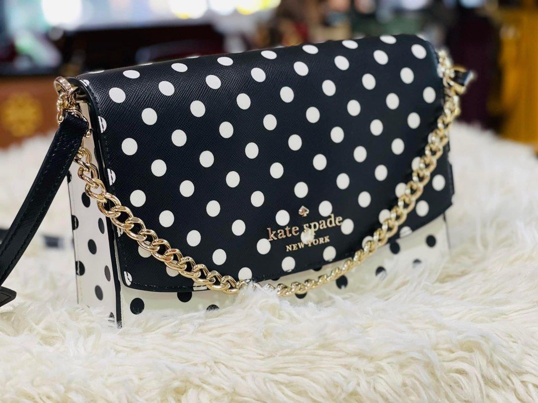 💯ORIGINAL KATE SPADE CARSON POLKADOTS (Category: Luxury Bags & Wallets) located in Quezon City. Submitted by ashongsstore (Listing ID 1200443582, Image 1). Description: ✨KATE ♠️ COLLECTION✨ 🇵🇭ONHAND🇵🇭 ‼️Please look at our pictures as that is exactly what you are purchasing‼️ 10000% Original Not REPLICA, OEM, TOP GRADE QUALITY, AUTHENTIC QUALITY or Any other Terms to DENOTE FAKE! 😎 . Guaranteed ORIGINAL AND BRANDNEW or TRIPLE your MONEY BACK