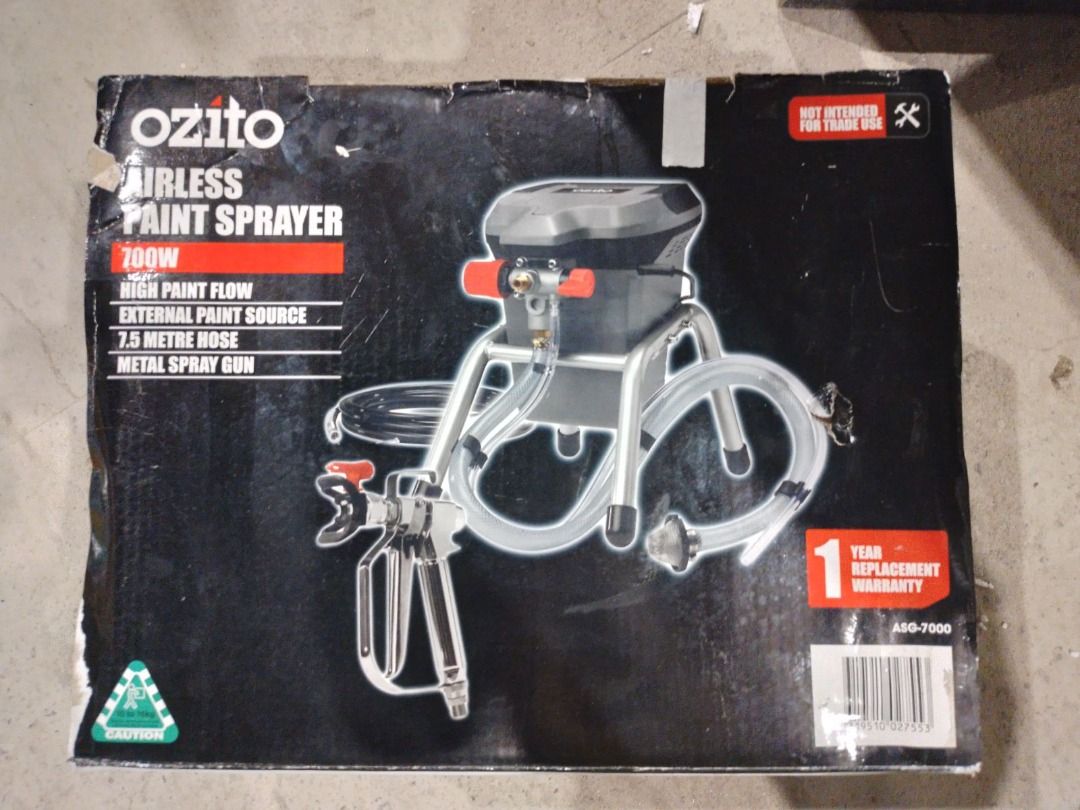 Ozito Airless Paint Sprayer, Commercial & Industrial, Construction
