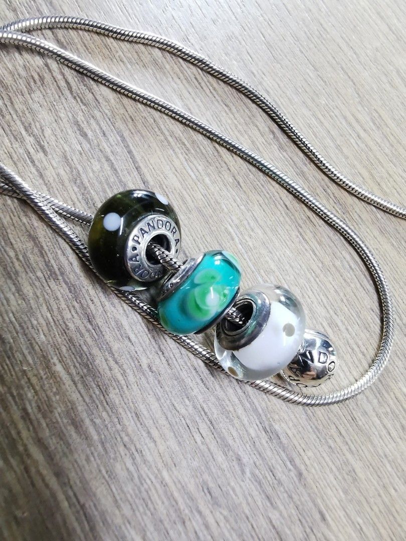 Pandora Moments Snake Chain Necklace Women s Fashion Jewelry